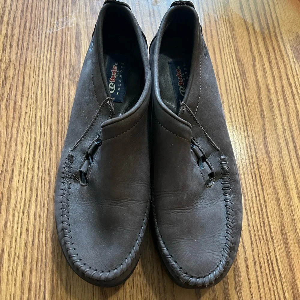 Dexter WalkMocs Comfort Leather Men’s Size 9 Dark Brown Made in USA